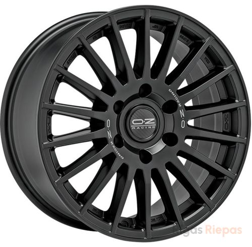 OZ Racing Rally Desert Matt Black Silver Lettering 8x18 6x139.7 ET45, melns · matēts (Matt Black Silver Lettering)