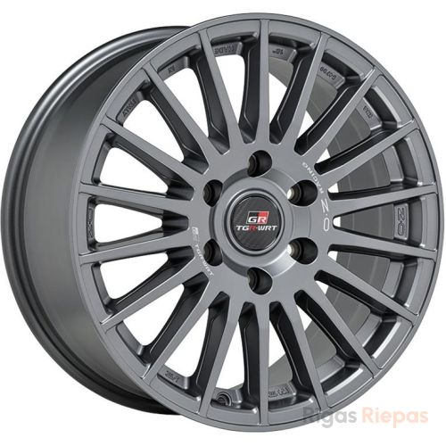 OZ Racing Rally Desert TGR-WRT 8x18 6x139.7 ET50, антрацитовый · матовый (Matt Graphite + Silver Lettering)