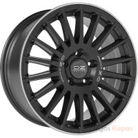 OZ Racing Rally Desert 8x18 6x139.7 ET45, melns · pulēts (Matt Black Silver Let. Diamond Lip)