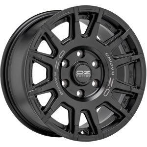 OZ Racing Rally Legend 8x17 6x130 ET37, black · matte (Matt Black + Dark Lettering)