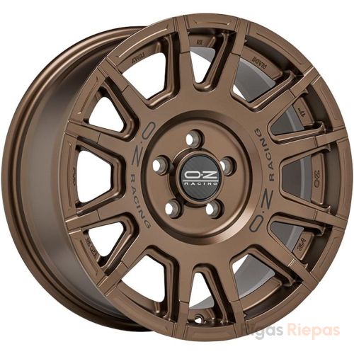 OZ Racing Rally Legend 9x20 5x112 ET30, bronzas · matēts (Matt Bronze + Black Lettering)