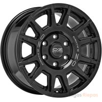 OZ Racing Rally Legend 8x17 6x139.7 ET25, melns · spīdīgs (Gloss Black + Dark Lettering)