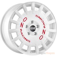 OZ Racing Rally Racing 7x17 4x98 ET30, balts (Race White Red Lettering)
