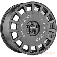 OZ Racing Rally Racing 7x17 5x112 ET35, antracīta (Dark Graphite Silver Lettering)