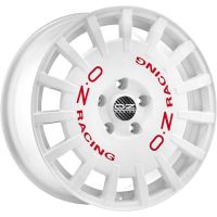 OZ Racing Rally Racing 7x17 4x100 ET45, белый (Race White Red Lettering)