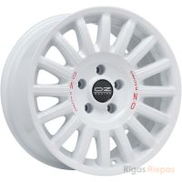 OZ Racing Rally Raid 8.5x18 5x130 ET32, white (Race White Red Lettering)
