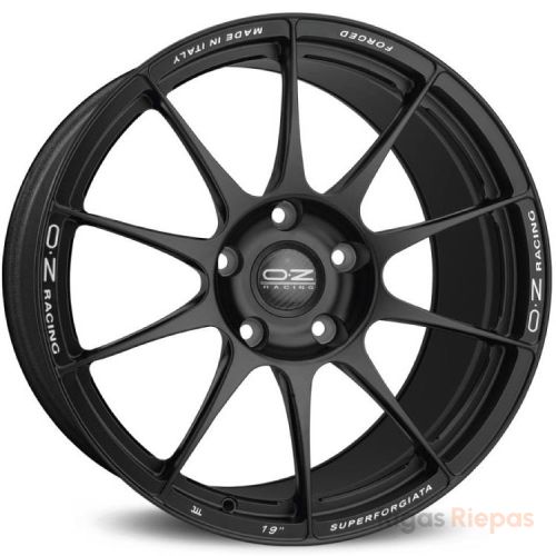 OZ Racing Superforgiata 8.5x20 5x130 ET50, black · matte (Matt Black Con Scritte Di Fresatura)