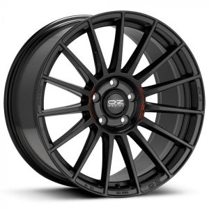OZ Racing Superturismo Dakar 8.5x20 5x112 ET45, black · matte (Matt Black Red Lettering)