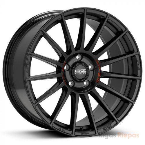 OZ Racing Superturismo Dakar 8.5x20 5x112 ET45, black · matte (Matt Black Red Lettering)