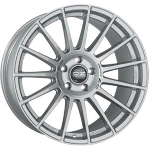 OZ Racing Superturismo Dakar 10x21 5x120 ET35, sudraba · matēts (Matt Race Silver Black Lettering)