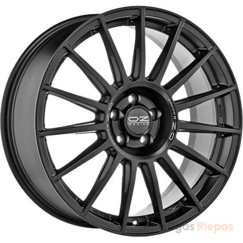 OZ Racing Superturismo Dakar 8.5x20 5x112 ET30, black · matte (Matt Black Silver Lettering)