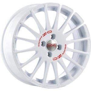 OZ Racing Superturismo GT 7x16 4x100 ET42, white (Race White Red Lettering)
