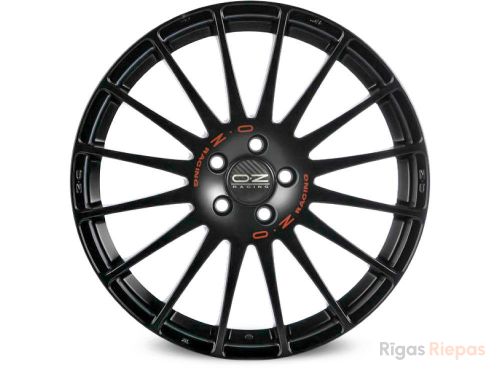 OZ Racing Superturismo GT 6.5x15 5x108 ET40, black · matte (Matt Black Silver Lettering)