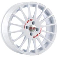 OZ Racing Superturismo GT 7x16 4x100 ET42, white (Race White Red Lettering)
