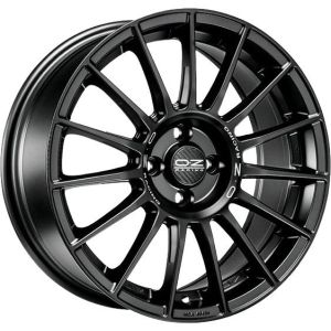 OZ Racing Superturismo LM 8x18 5x120 ET50, black · matte (Matt Black Silver Lettering)