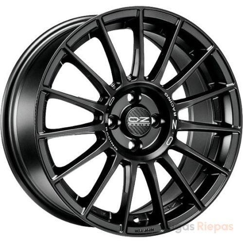 OZ Racing Superturismo LM 8x18 5x120 ET50, black · matte (Matt Black Silver Lettering)