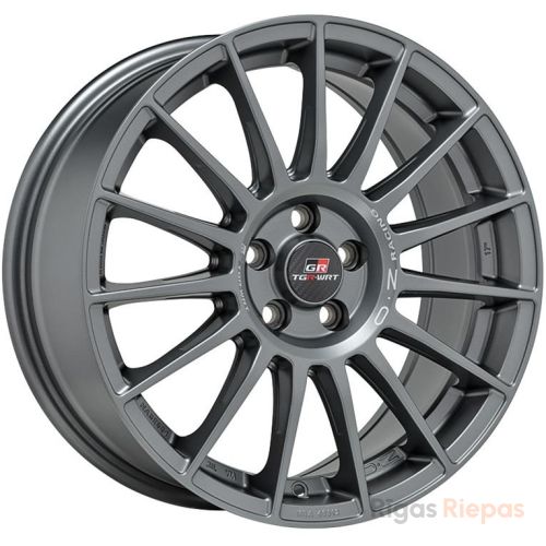 OZ Racing Superturismo TGR-WRT 7.5x18 5x100 ET48, антрацитовый · матовый (Matt Graphite + Silver Lettering)