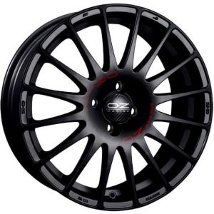OZ Racing Superturismo WRC 7x18 4x100 ET50, чёрный · матовый (Matt Black Red Lettering)