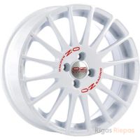 OZ Racing Superturismo WRC 6x14 4x100 ET36, white (Race White Red Lettering)