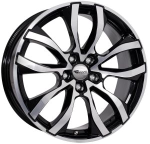 RC Design RC23 8x18 5x114.3 ET45, black (Schwarz Glanz Voll Poliert (SGVP))