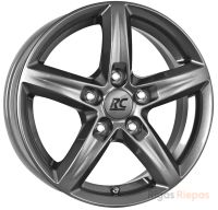 RC Design RC24 6.5x16 4x108 ET20, antracīta (Titan Metallic (TM))