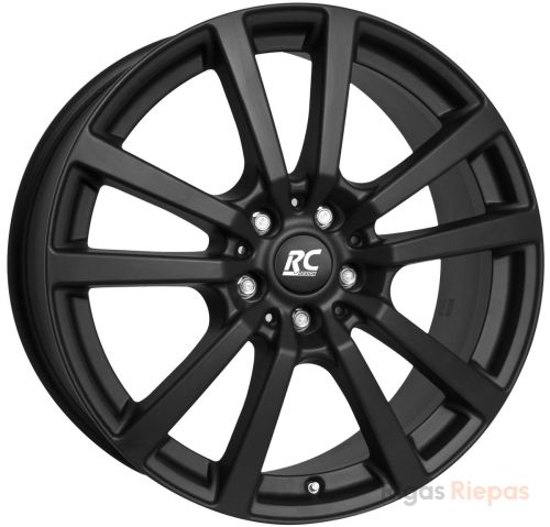 RC Design RC25 8.5x19 5x120 ET45, melns · matēts (Schwarz Klar Matt (SKM))