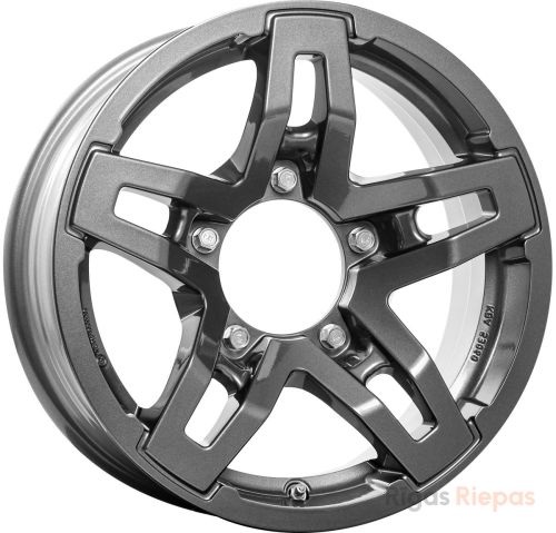 RC Design RC33X 5.5x15 5x139.7 ET5, антрацитовый (Titan Metallic (TM))