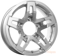 RC Design RC33X 5.5x15 5x139.7 ET5, серебристый (Kristallsilber (KS))