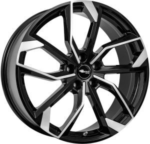 RC Design RC34 8.5x20 5x112 ET30, чёрный · полированный