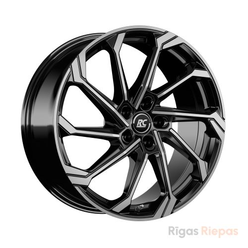 RC Design RC36 10x20 5x130 ET49, black · polished (Gloss Black Full Polished)