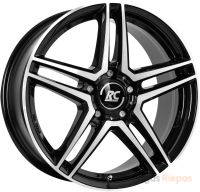 RC Design RCD17 6.5x16 5x112 ET38, black (Schwarz Glanz Voll Poliert (SGVP))