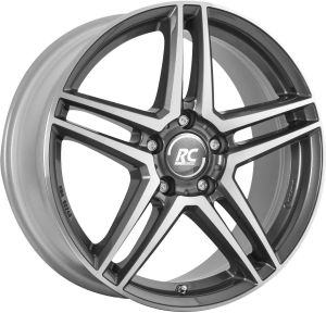 RC Design RCD17 6.5x16 5x112 ET49, antracīta (Himalaya Grey Voll Poliert (HGVP))