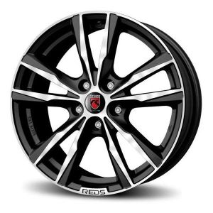 Reds K2 HD 7.5x17 5x112 ET45, black · polished
