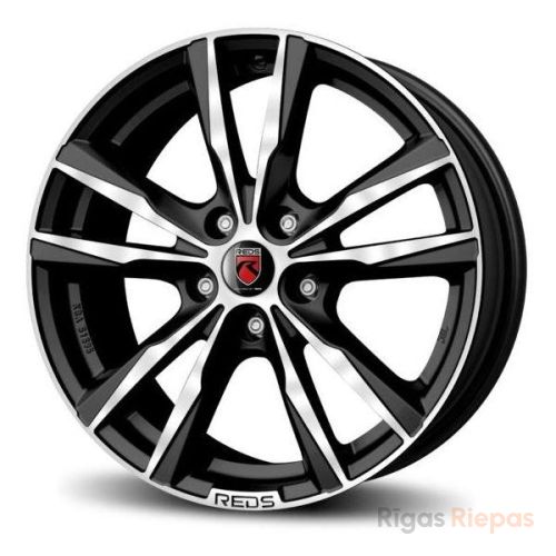 Reds K2 HD 7.5x17 5x112 ET45, black · polished