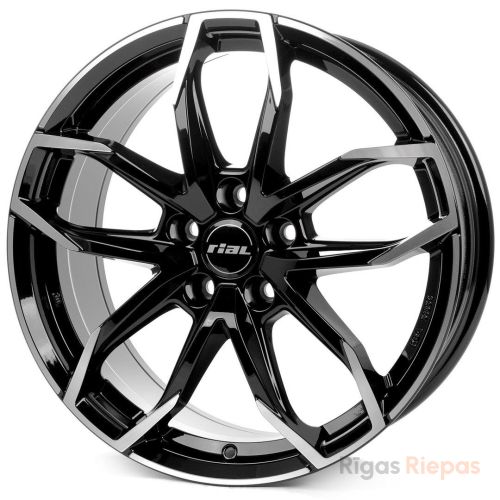 Rial Lucca 7.5x17 5x115 ET45, melns · pulēts (Diamond Black Frontpolished)