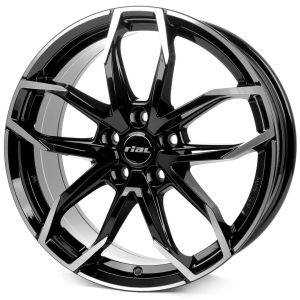 Rial Lucca 8x18 5x115 ET45, чёрный · полированный (Diamond Black Frontpolished)
