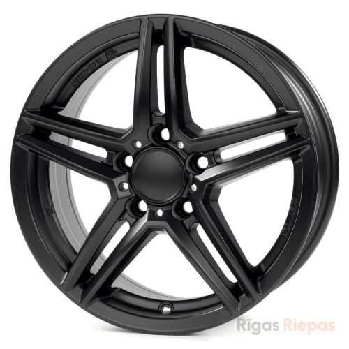 Rial M10 8x17 5x112 ET48, melns (Racing Black)