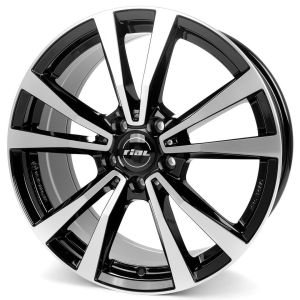 Rial M12X 8x19 5x112 ET52, чёрный · полированный (Diamond Black Frontpolished)