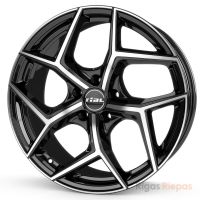 Rial Salento 8x19 5x112 ET48, melns · pulēts