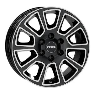 Rial Transporter 2 7.5x18 6x130 ET47, black · polished