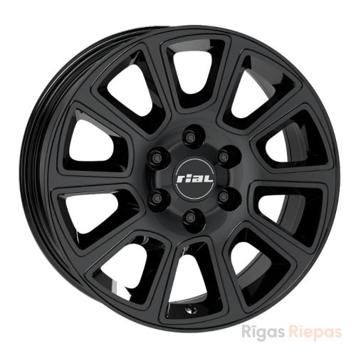 Rial Transporter 2 6.5x16 6x130 ET54, чёрный · полированный (Diamond Black)