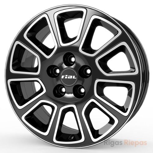 Rial Transporter 2 7x17 5x118 ET68, black · polished (Diamond Black Frontpolished)