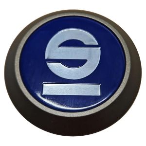 Sparco 81310497 centre cap, blue, PC995, chrome