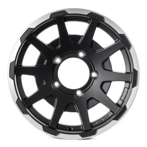 Sparco Dakar Matt Black Lip Polish 5.5x16 5x139.7 ET0