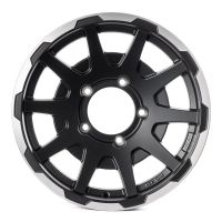 Sparco Dakar Matt Black Lip Polish 5.5x16 5x139.7 ET5