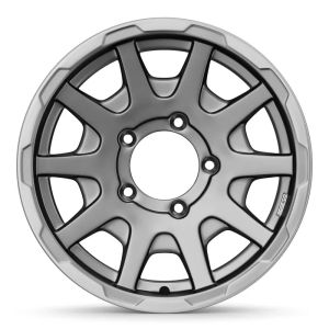 Sparco Dakar Matt Dark Greey Lip Polished 5.5x16 5x139.7 ET5, anthracite · polished (Matt Dark Greey Lip Polished)