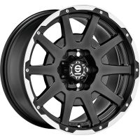 Sparco Dakar 8.5x18 6x135 ET0, чёрный · полированный (Matt Black Lip Polished+Rivets)