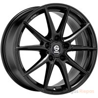 Sparco DRS 8x18 5x100 ET35, чёрный · глянцевый
