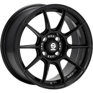 Sparco FF1 7x15 4x100 ET35, black · gloss