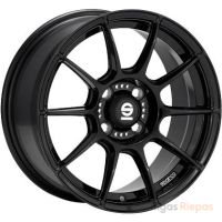 Sparco FF1 7x15 4x100 ET35, чёрный · глянцевый